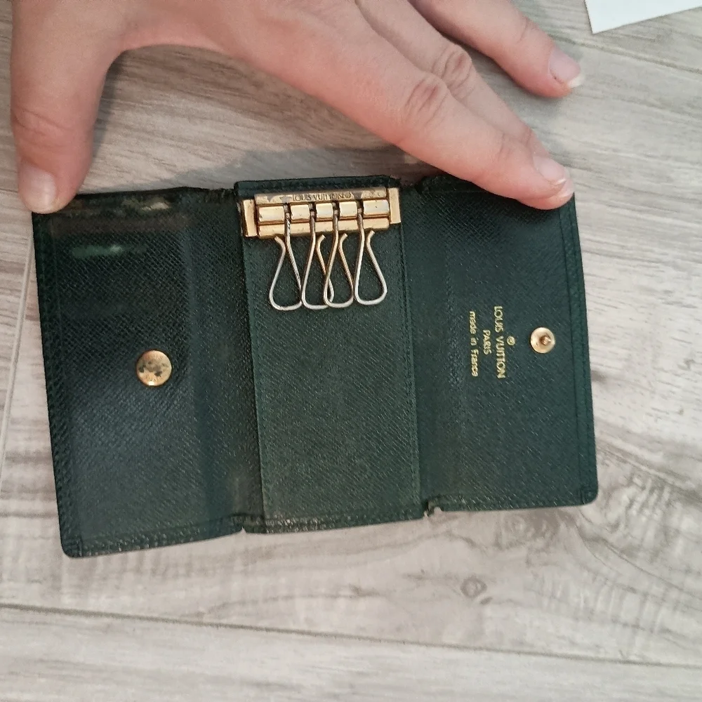 Vintage Louis Vuitton Graphite Key Holder